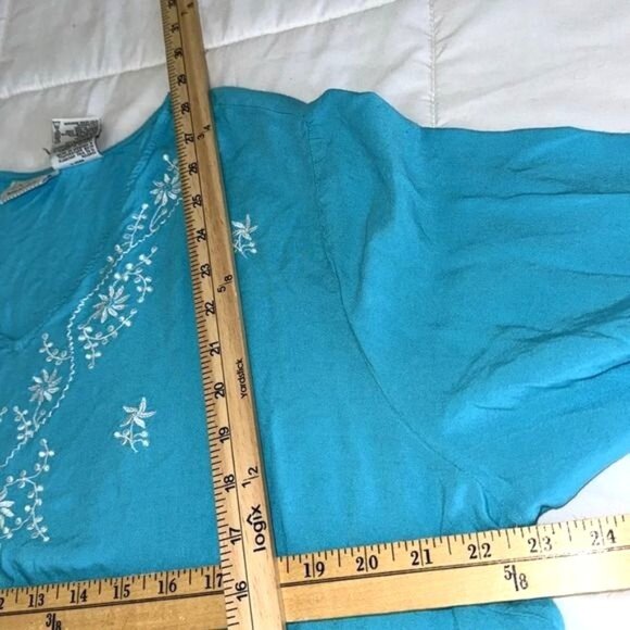 White Stag Womens Plus Peacock Plume Top 18W/20W - Picture 6 of 6